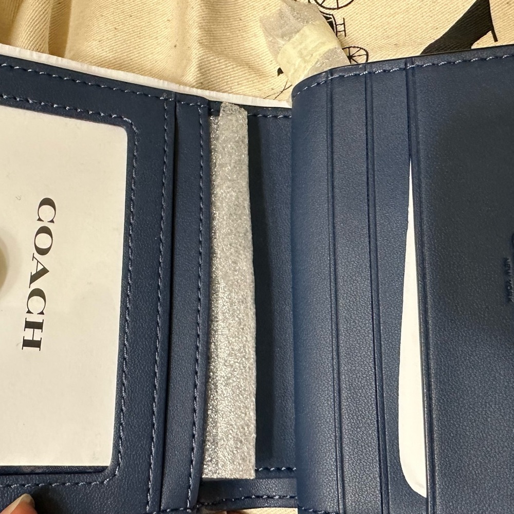 Coach Denim Snap Wallet - Picture 10 of 14